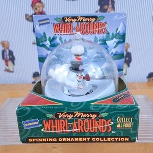 Vintage Blockbuster Frosty the Snowman   Whirl Around spinning Christmas decor